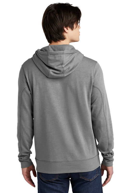 New Era Tri-Blend Fleece Pullover Hoodie. NEA510 Shadow Grey Heather