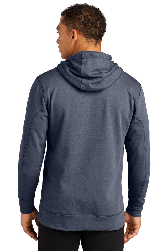 New Era Tri-Blend Fleece Full-Zip HoodieNEA511 True Navy Heather