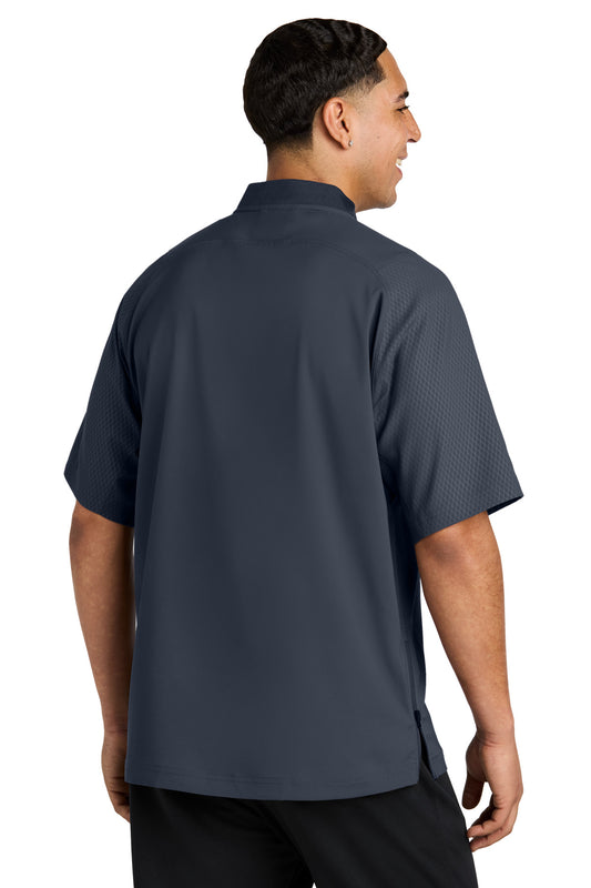 New Era Cage Short Sleeve 1/4-Zip Jacket. NEA600 True Navy