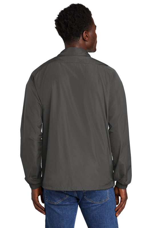 New Era Coaches Jacket NEA601 Graphite