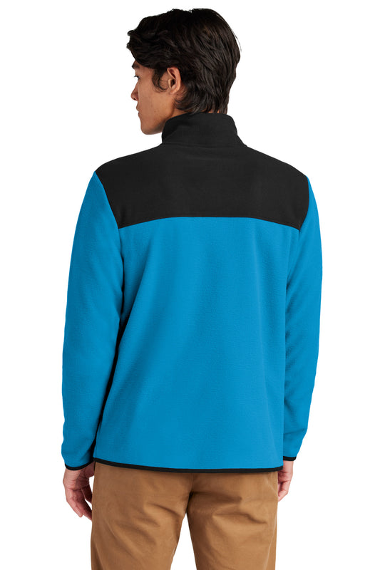 The North Face Glacier Full-Zip Fleece Jacket NF0A7V4J Hero Blue/ TNF Black