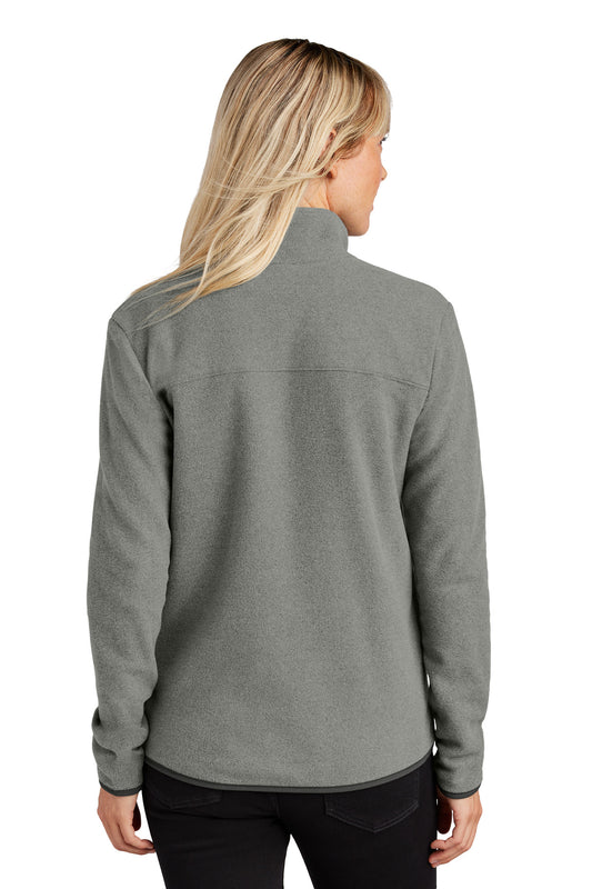 The North Face Women's Glacier Full-Zip Fleece Jacket NF0A7V4K TNF Medium Grey Heather