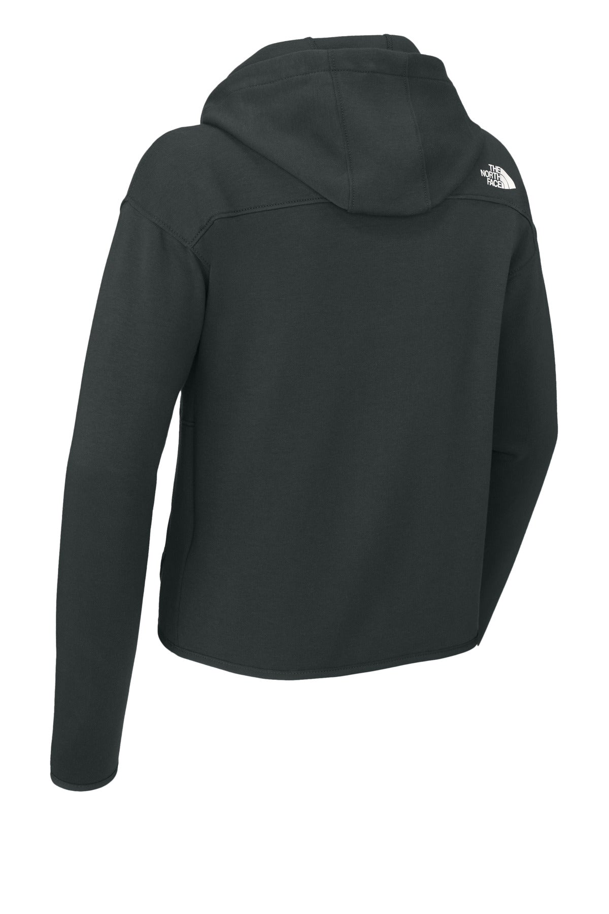 The North Face Women's Double-Knit Full-Zip Hoodie NF0A8BUT Asphalt Grey