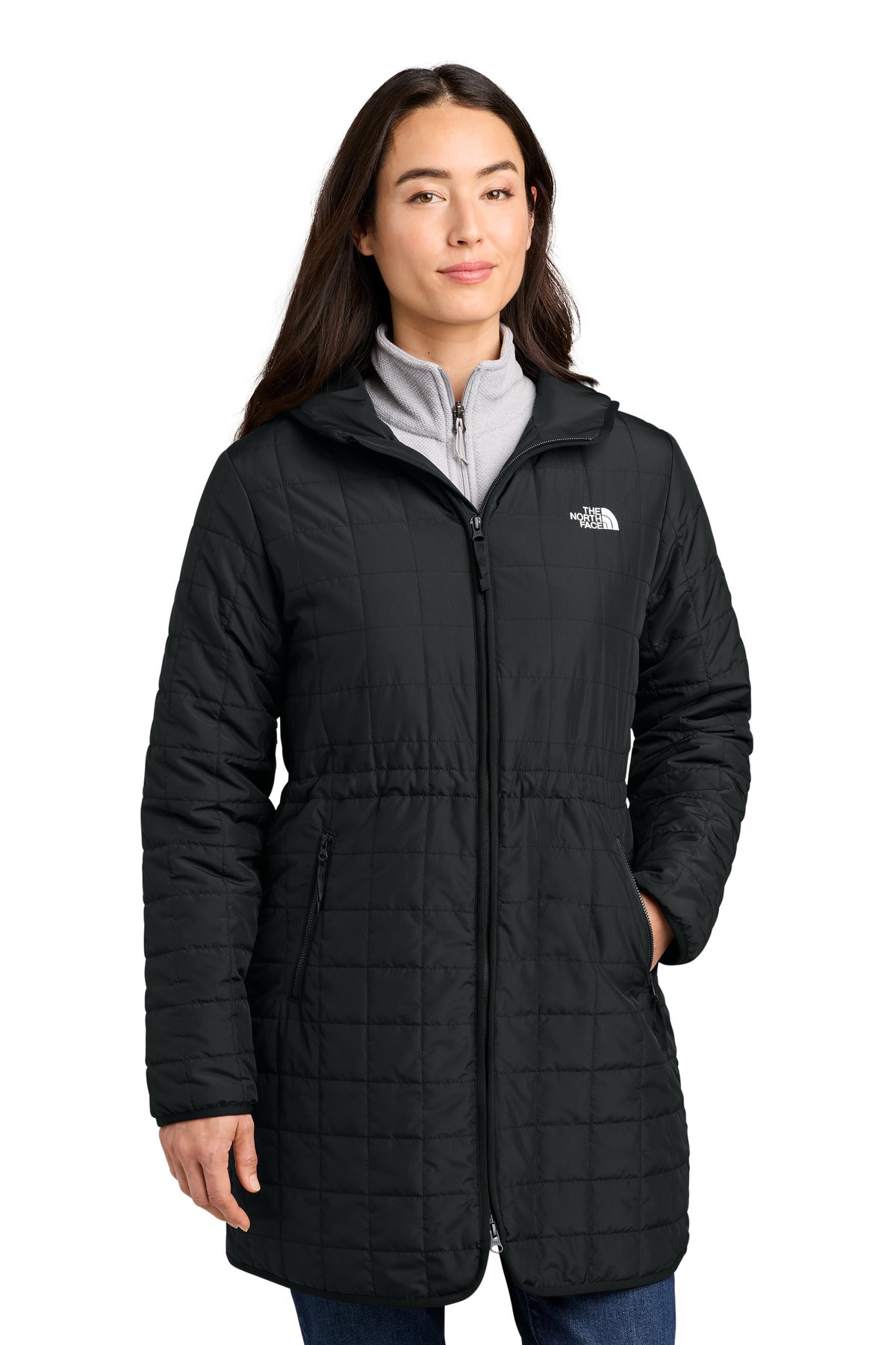 The North Face Women's Iron Drift Quilted Hooded Parka NF0A8JEY TNF Black