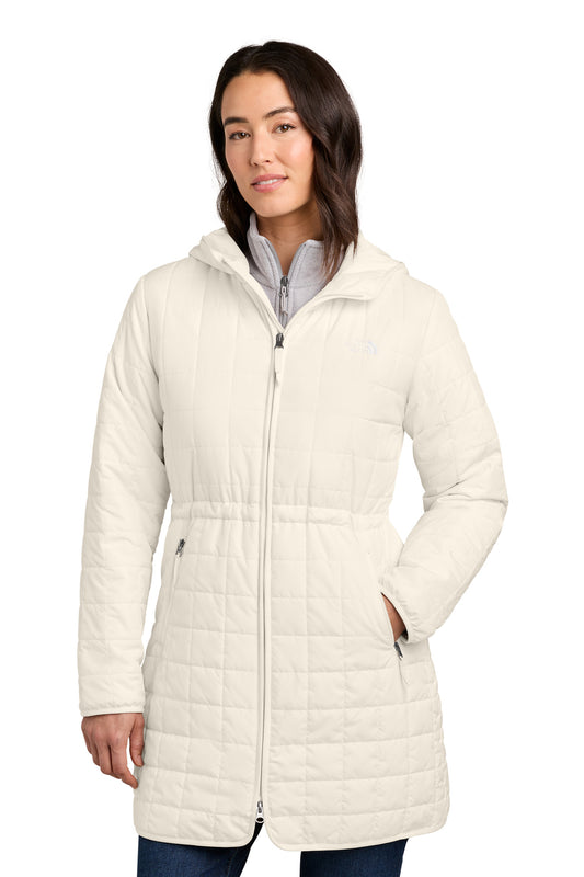 The North Face Women's Iron Drift Quilted Hooded Parka NF0A8JEY White Dune