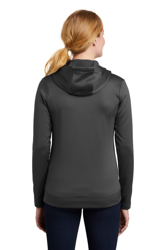 Nike Women's Therma-FIT Full-Zip Fleece Hoodie. NKAH6264 Anthracite