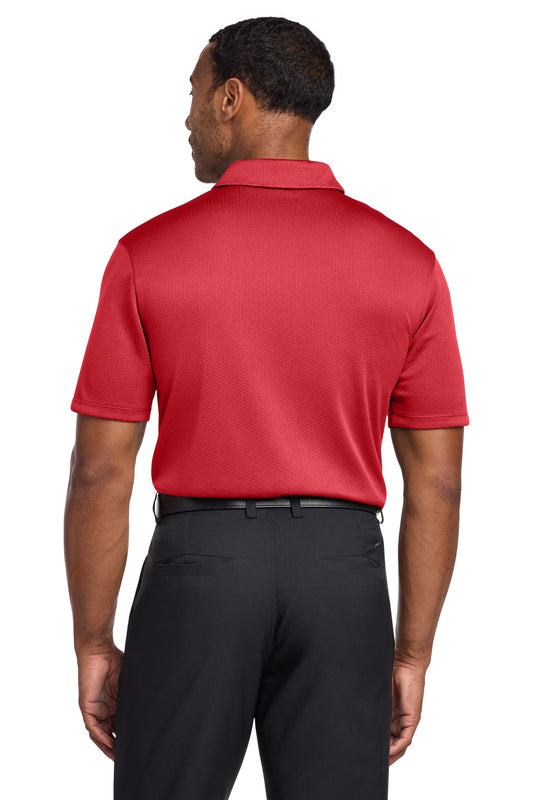 Nike Dri-FIT Hex Textured Polo NKAH6266 Gym Red