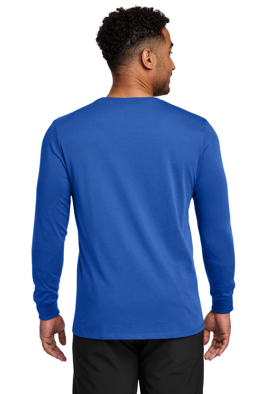 Nike Dri-FIT Cotton/Poly Long Sleeve Tee NKBQ5230 Rush Blue
