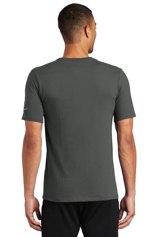 Nike Dri-FIT Cotton/Poly Tee. NKBQ5231 Anthracite