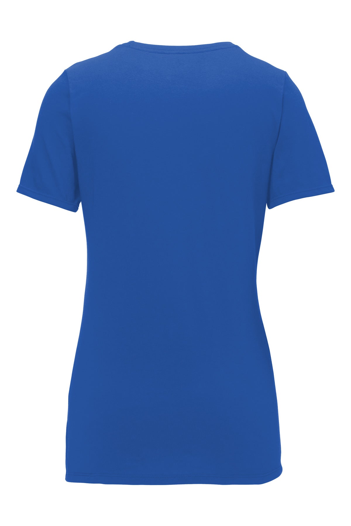 Nike Women's Dri-FIT Cotton/Poly Scoop Neck Tee. NKBQ5234 Rush Blue