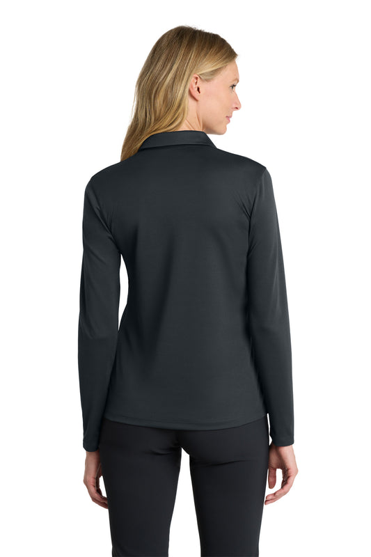 Nike Women's Dri-FIT Micro Pique 2.0 Long Sleeve Polo NKDC2105 Anthracite