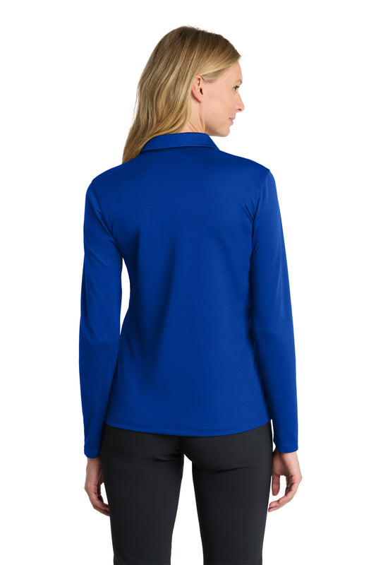 Nike Women's Dri-FIT Micro Pique 2.0 Long Sleeve Polo NKDC2105 Game Royal