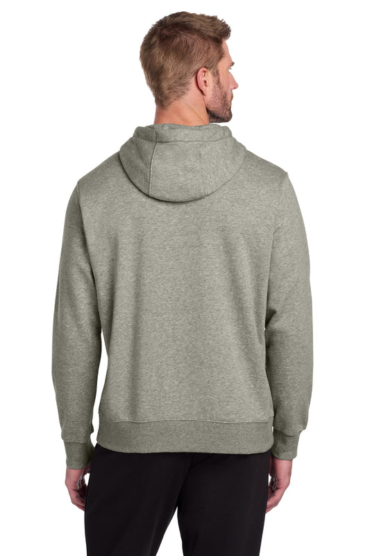 Nike Club Fleece Sleeve Swoosh Pullover Hoodie NKDR1499 Dark Grey Heather