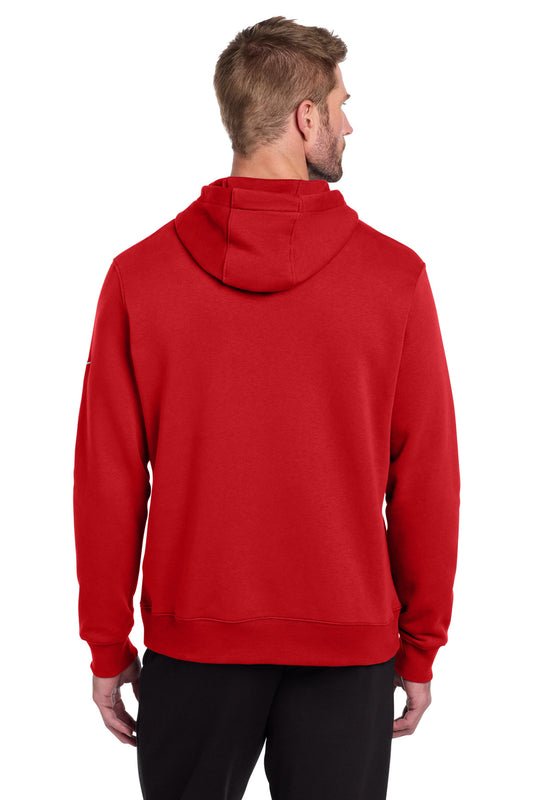 Nike Club Fleece Sleeve Swoosh Pullover Hoodie NKDR1499 University Red
