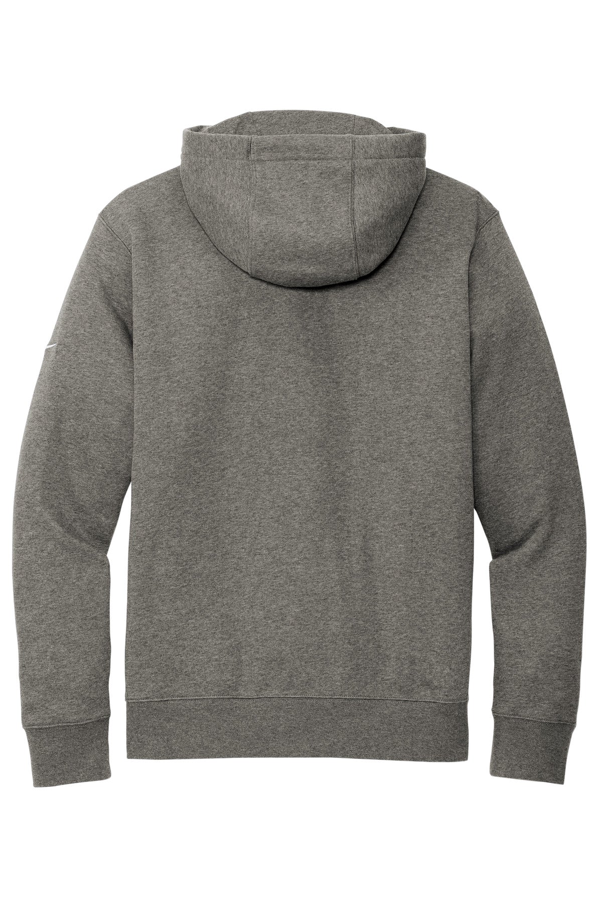 Nike Club Fleece Sleeve Swoosh Full-Zip Hoodie NKDR1513 Charcoal Heather