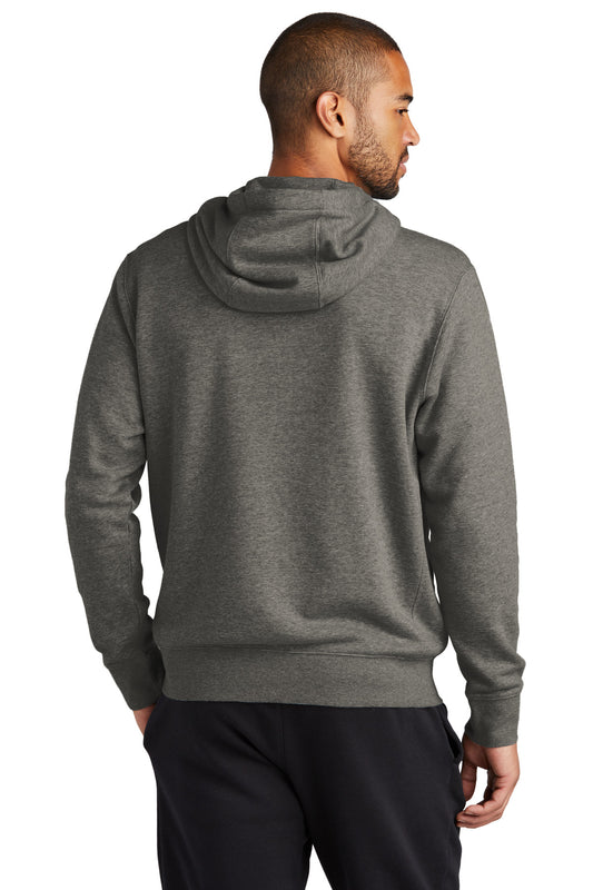 Nike Club Fleece Sleeve Swoosh Full-Zip Hoodie NKDR1513 Charcoal Heather