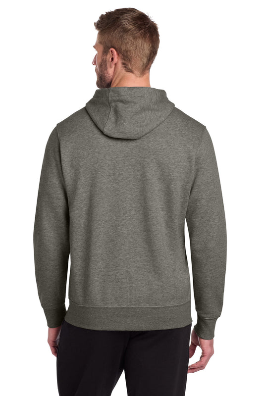 Nike Club Fleece Sleeve Swoosh Full-Zip Hoodie NKDR1513 Charcoal Heather