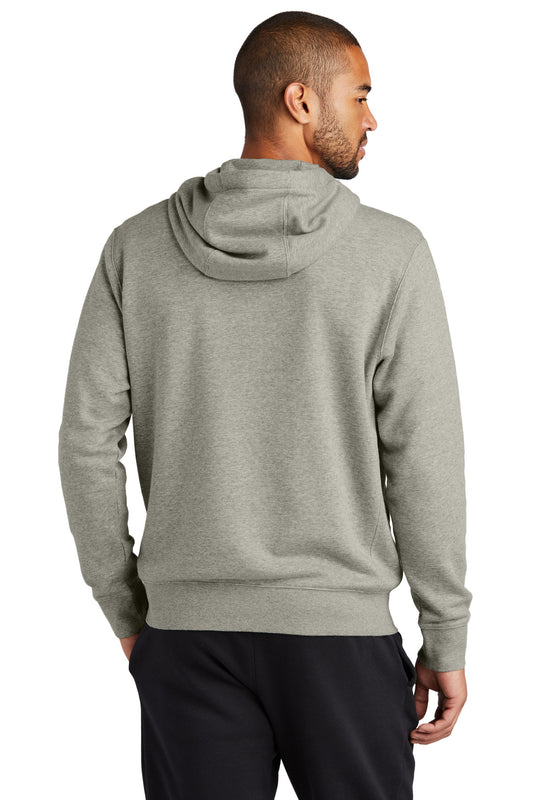 Nike Club Fleece Sleeve Swoosh Full-Zip Hoodie NKDR1513 Dark Grey Heather
