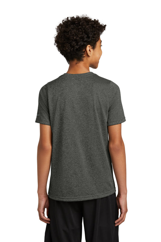 Nike Youth Swoosh Sleeve rLegend Tee NKDX8787 Dark Smoke Heather