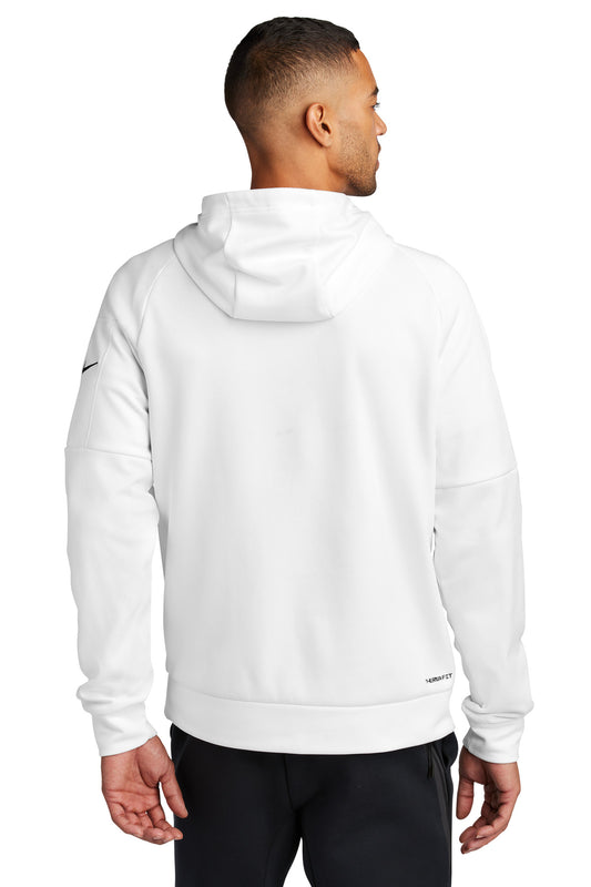 Nike Therma-FIT Pocket 1/4-Zip Fleece Hoodie NKFD9742 White