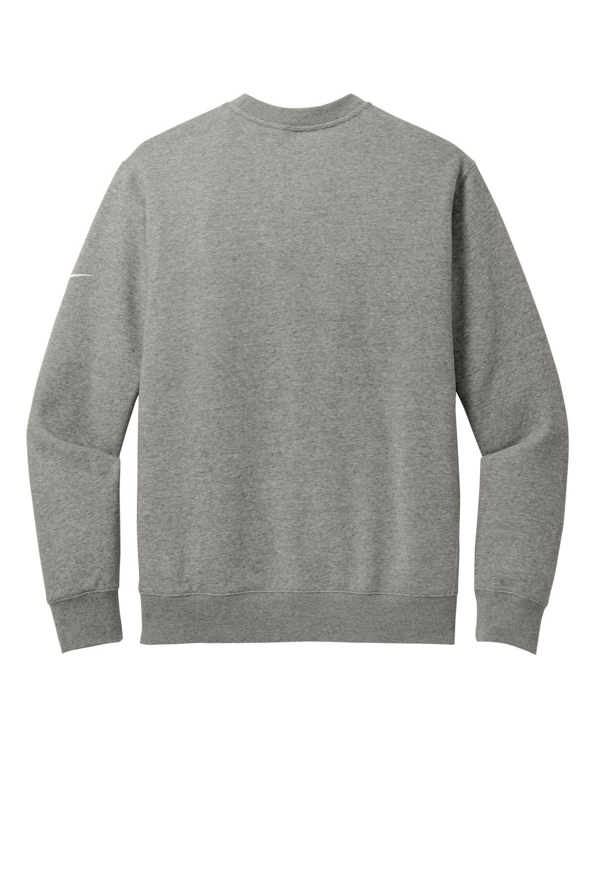 Nike Club Fleece Sleeve Swoosh Crew NKFD9863 Dark Grey Heather