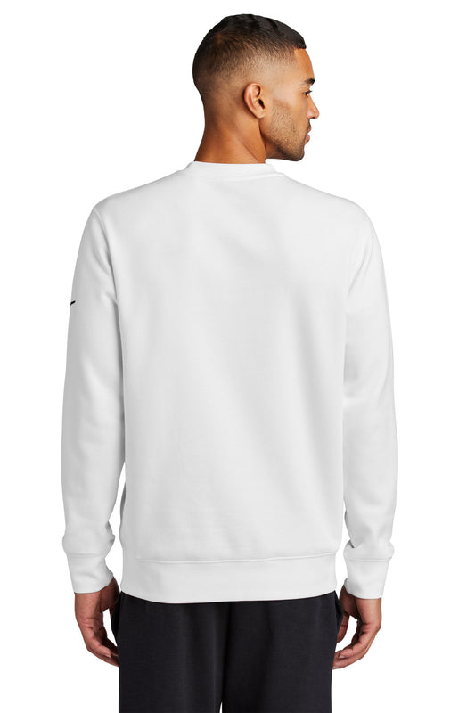 Nike Club Fleece Sleeve Swoosh Crew NKFD9863 White