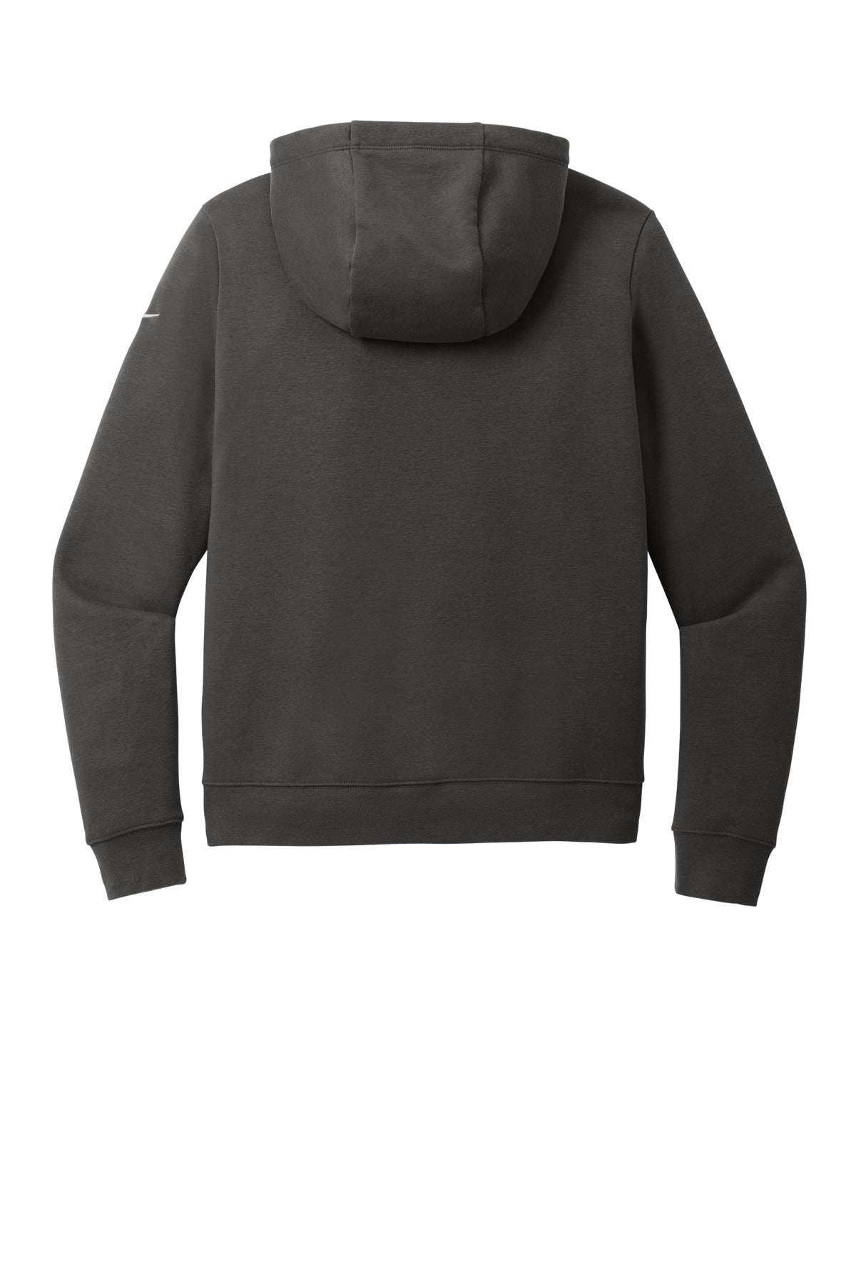 Nike Women's Club Fleece Sleeve Swoosh Pullover Hoodie NKFD9889 Anthracite