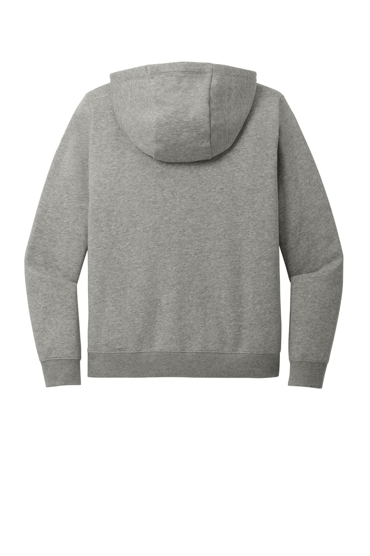 Nike Women's Club Fleece Sleeve Swoosh Pullover Hoodie NKFD9889 Dark Grey Heather
