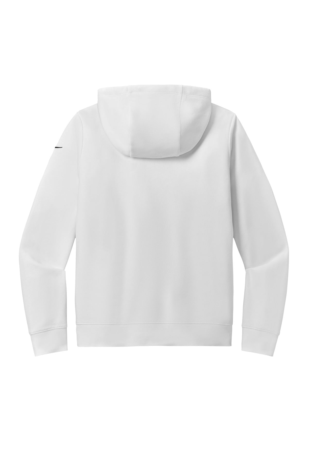 Nike Women's Club Fleece Sleeve Swoosh Full-Zip Hoodie NKFD9890 White