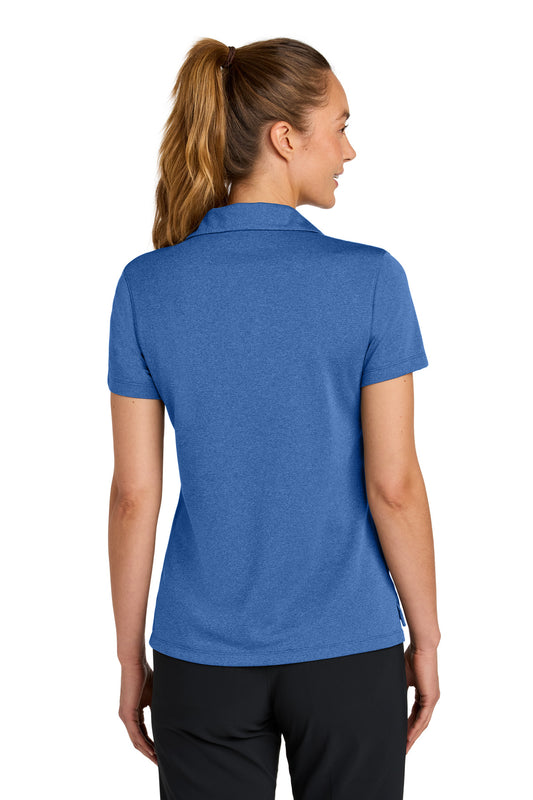 Nike Women's Dri-FIT Smooth Heather Polo NKFQ4793 Game Royal Heather
