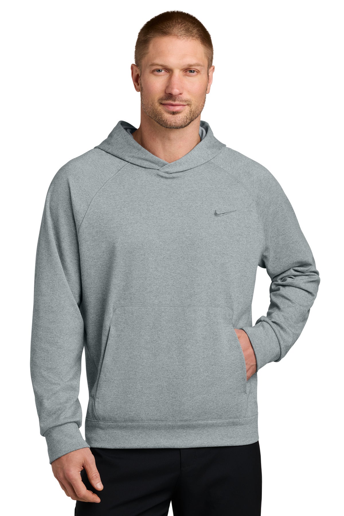 Nike Dri-Fit Primary Hoodie NKIO8126 Cool Grey Heather