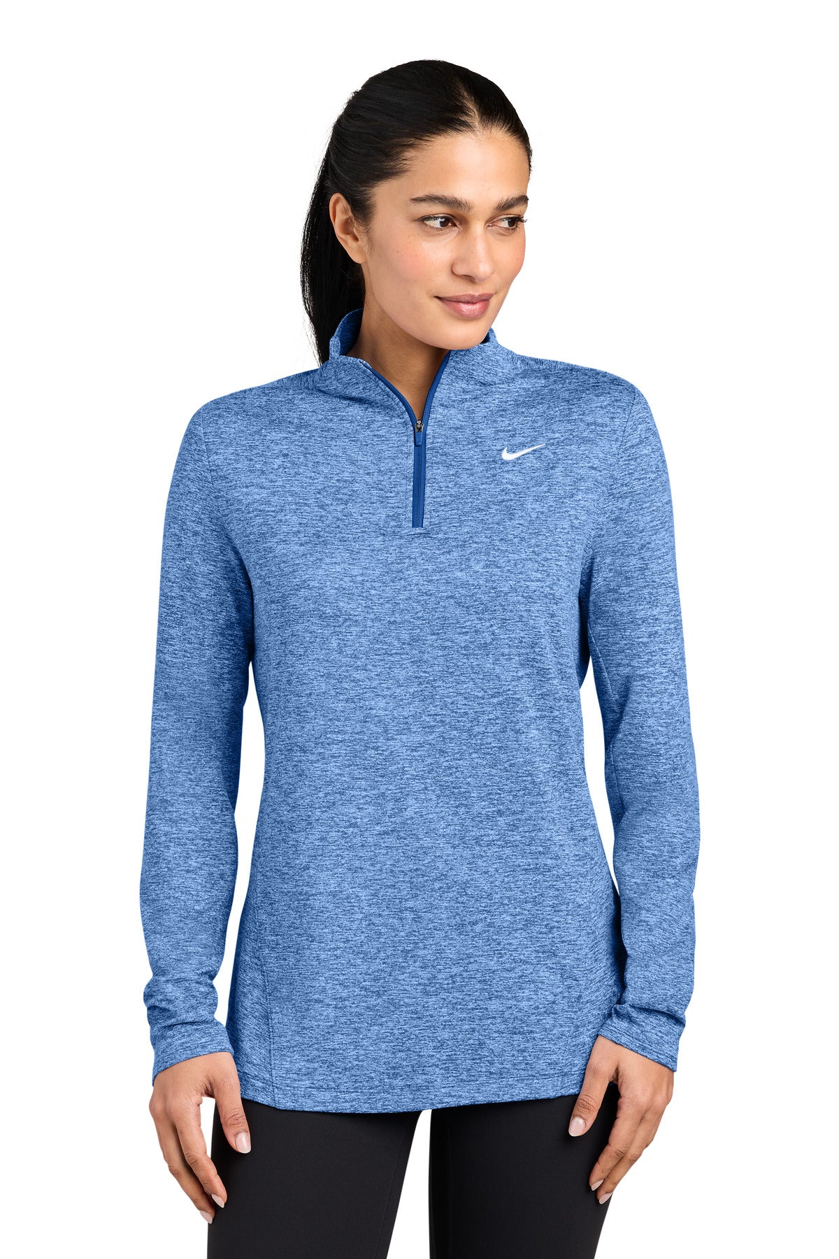 Nike Women's Dri-FIT Stride 1/2-Zip NKIO8141 Royal Heather
