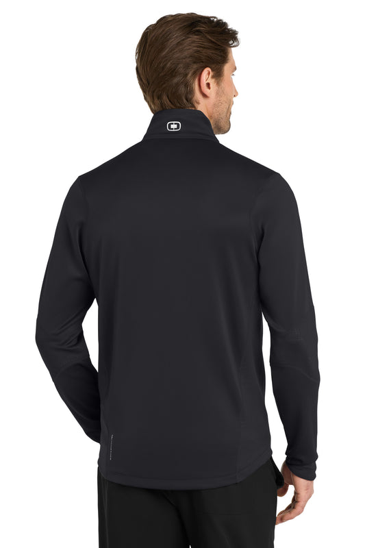 OGIO Fulcrum 1/4-Zip OE701 Blacktop