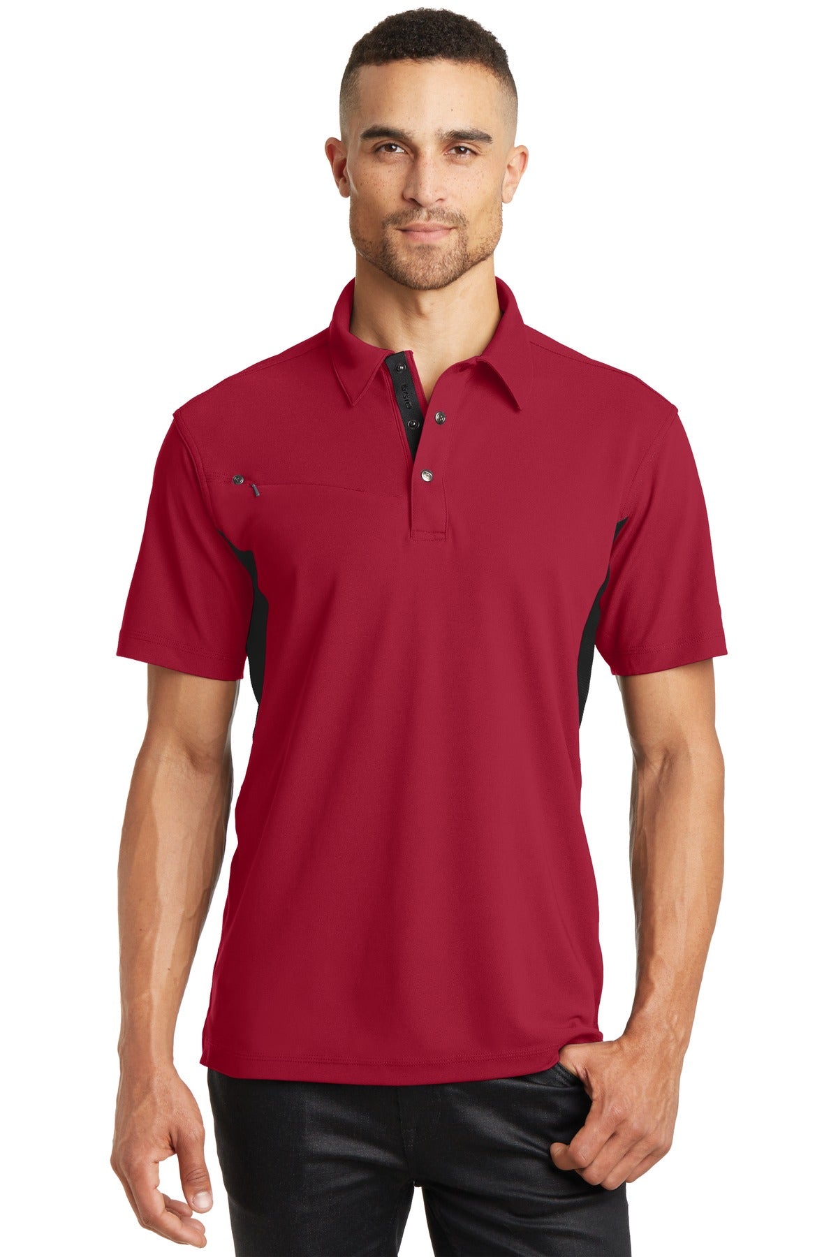 OGIO - Accelerator Polo OG102 Signal Red/Blacktop