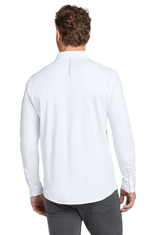 OGIO Code Stretch Long Sleeve Button-Up OG145 Bright White