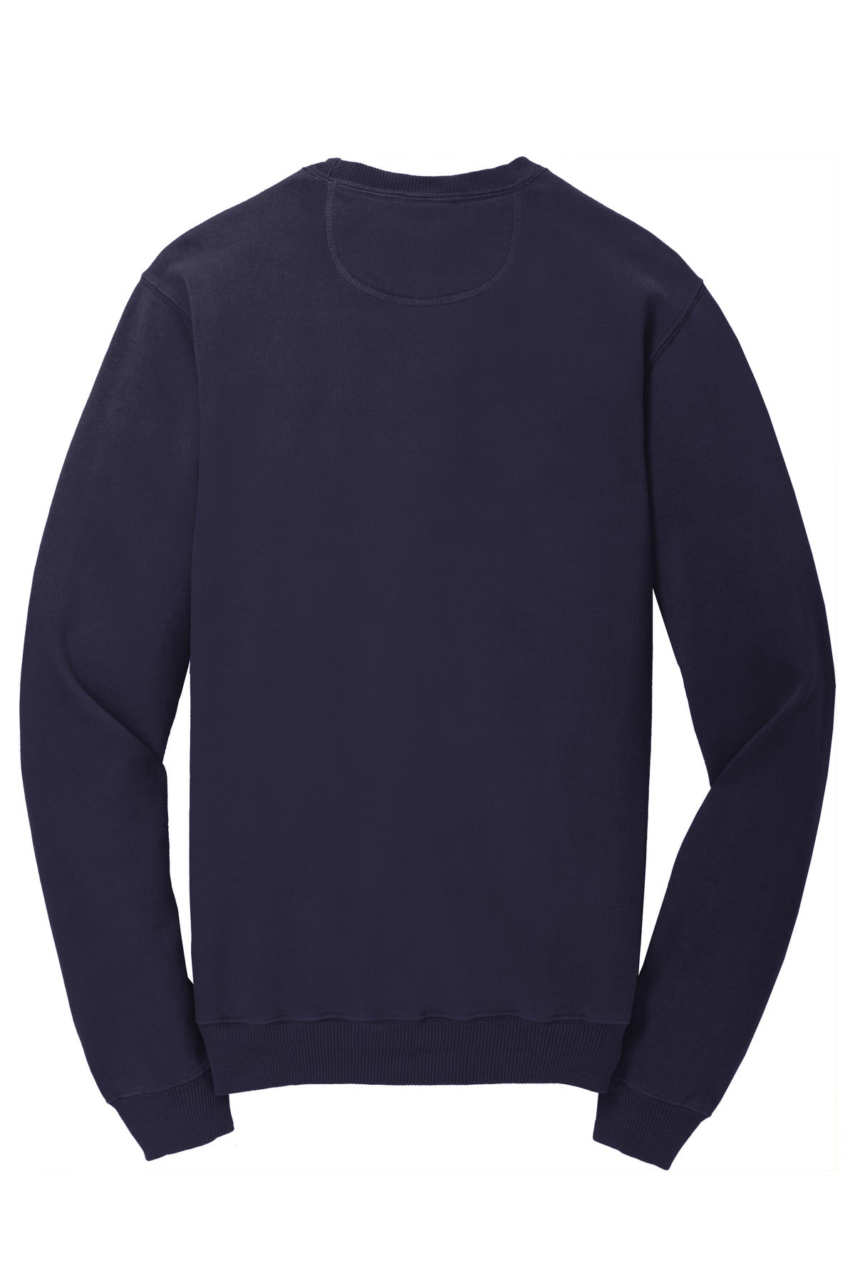 Port & Company Beach Wash Garment-Dyed Crewneck Sweatshirt PC098 True Navy