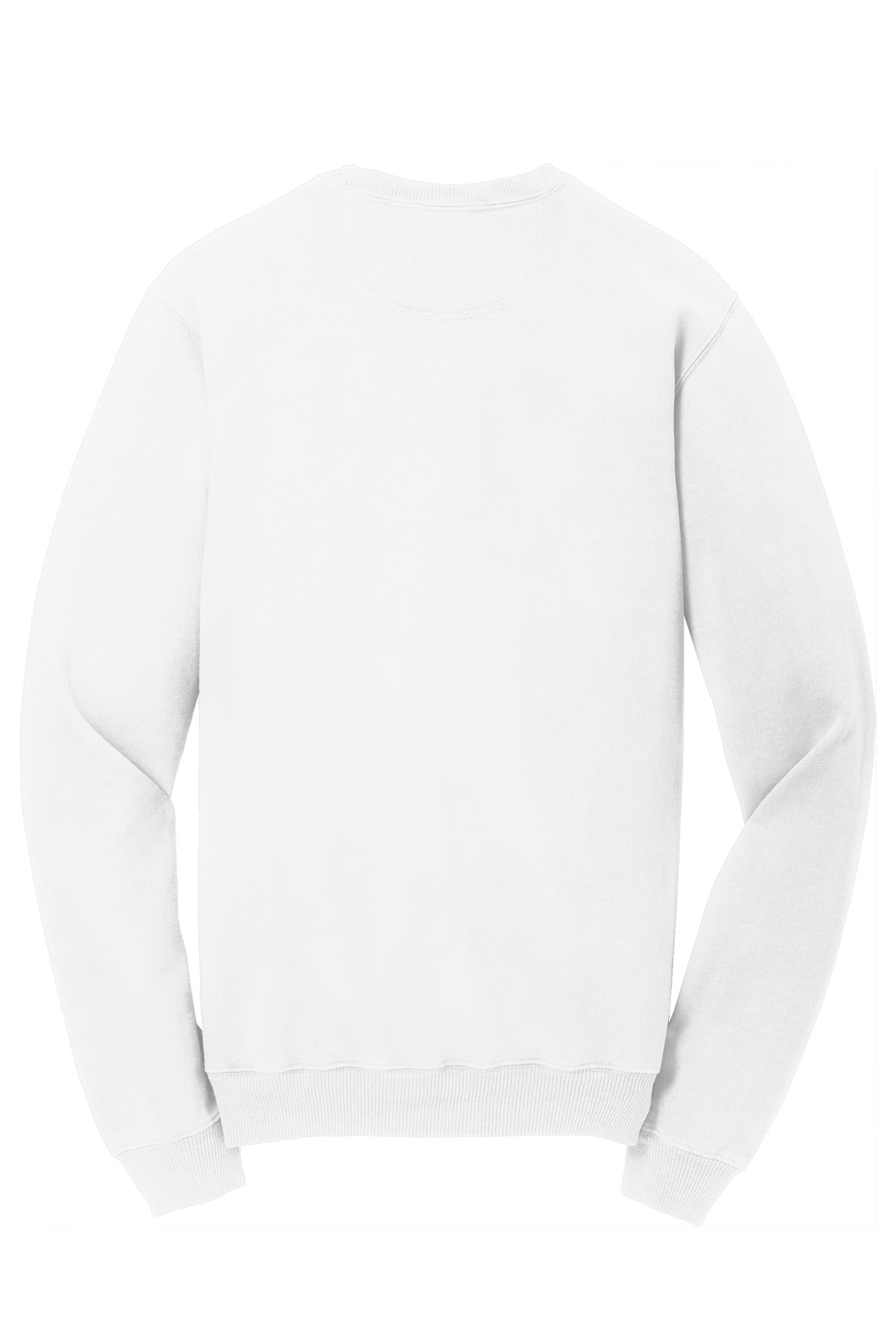 Port & Company Beach Wash Garment-Dyed Crewneck Sweatshirt PC098 White