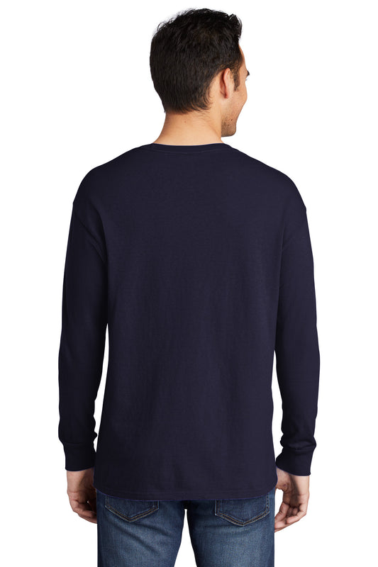 Port & Company Beach Wash Garment-Dyed Long Sleeve Tee PC099LS True Navy