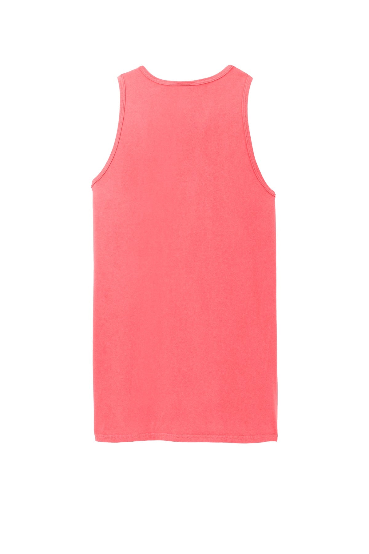 Port & Company Beach Wash Garment-Dyed Tank. PC099TT Neon Coral