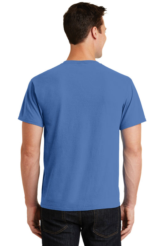 Port & Company Beach Wash Garment-Dyed Tee. PC099 Blue Moon