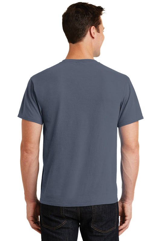 Port & Company Beach Wash Garment-Dyed Tee. PC099 Denim Blue