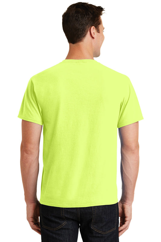 Port & Company Beach Wash Garment-Dyed Tee. PC099 Neon Yellow