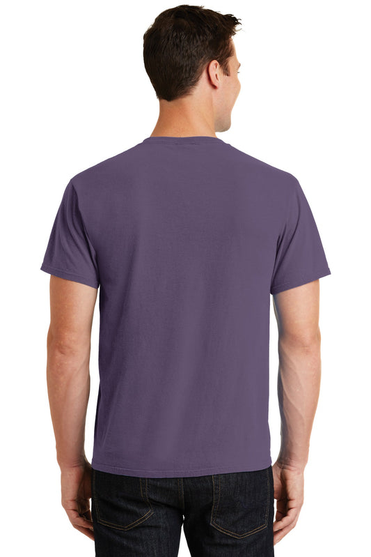 Port & Company Beach Wash Garment-Dyed Tee. PC099 Vintage Plum