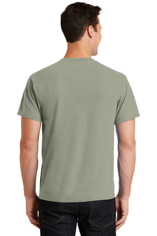 Port & Company Beach Wash Garment-Dyed Tee. PC099 Walnut