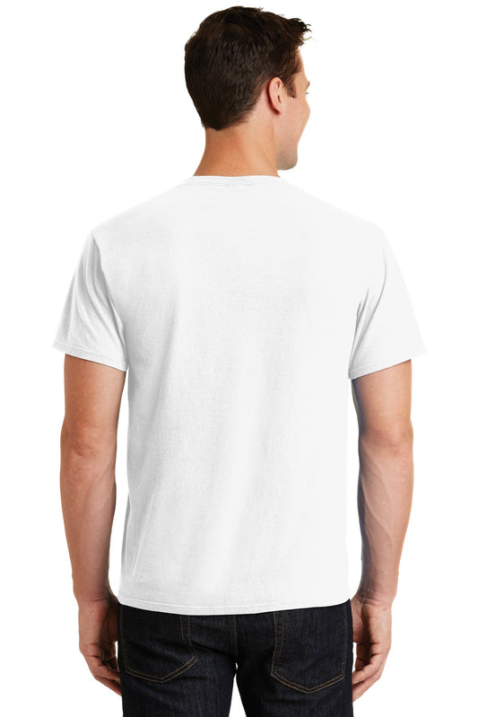 Port & Company Beach Wash Garment-Dyed Tee. PC099 White