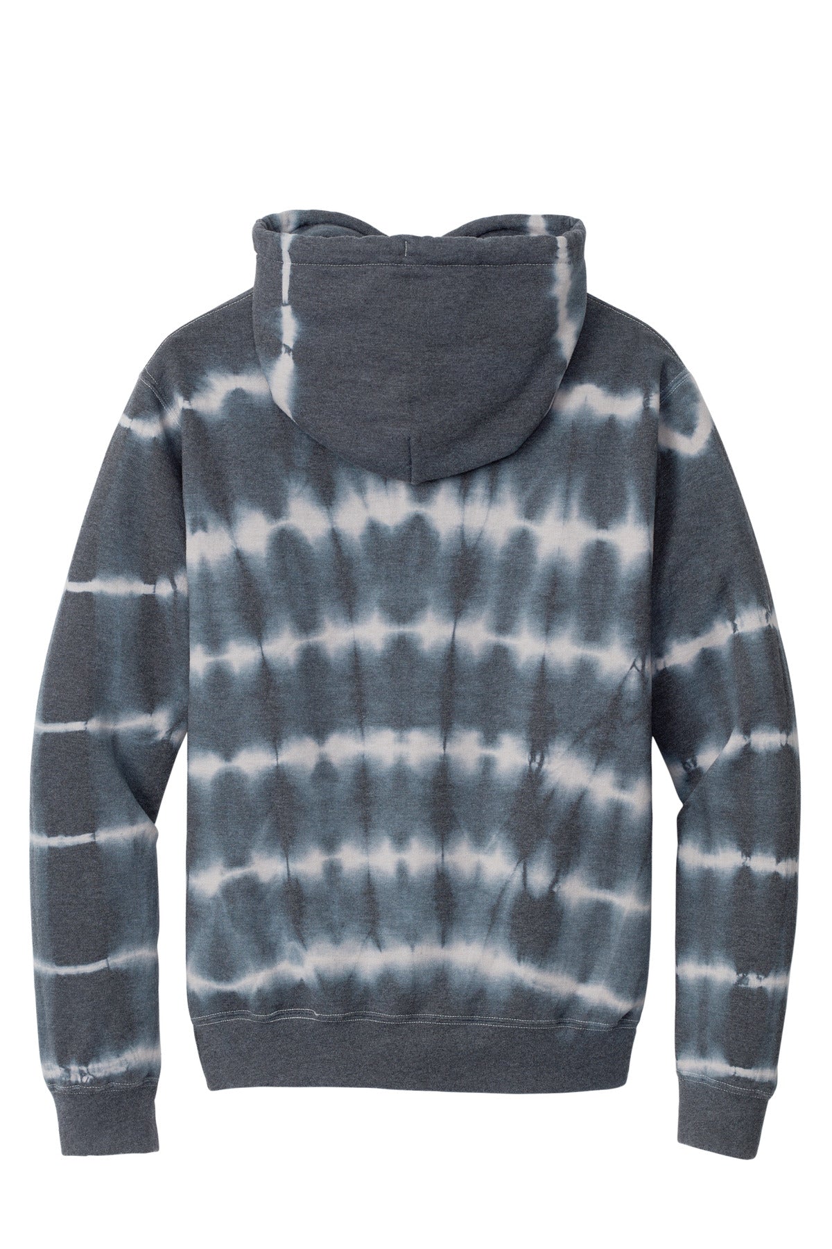 Port & Company Allover Stripe Tie-Dye Fleece PC143 Graphite/ Light Grey