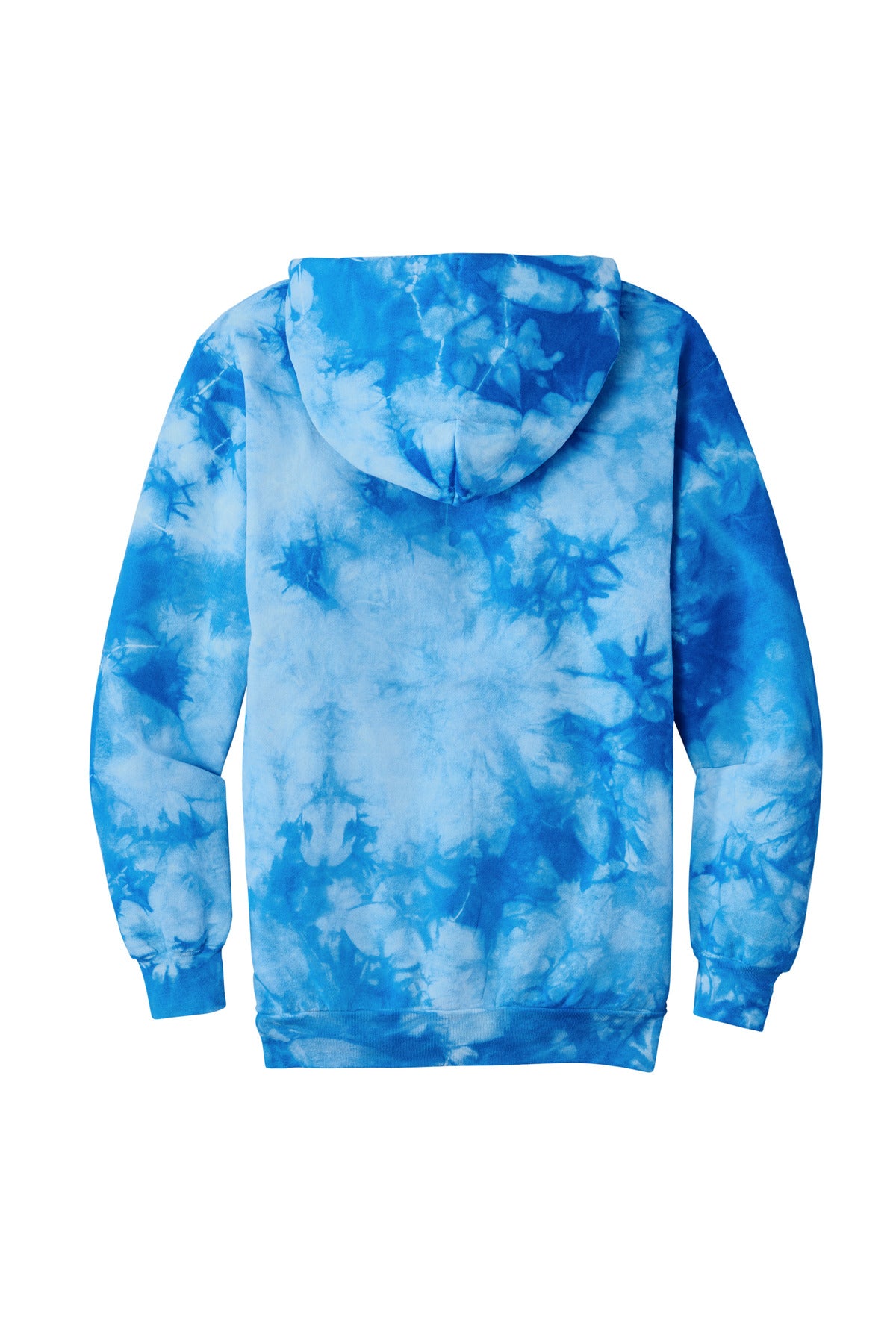 Port & Company Crystal Tie-Dye Pullover Hoodie PC144 Sky Blue
