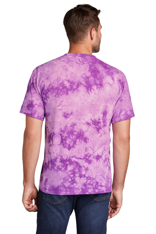 Port & Company Crystal Tie-Dye Tee PC145 Purple