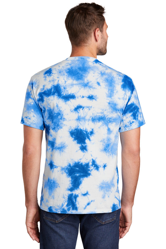 Port & Company Crystal Tie-Dye Tee PC145 True Royal