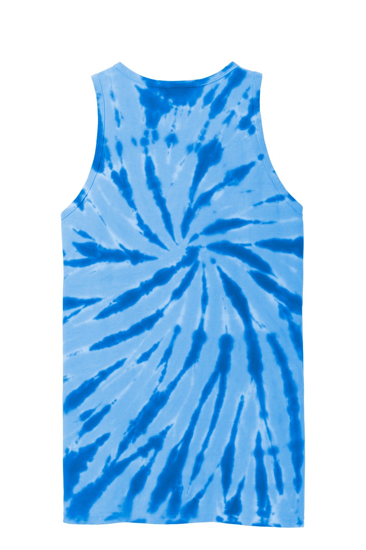 Port & Company Tie-Dye Tank Top. PC147TT Royal